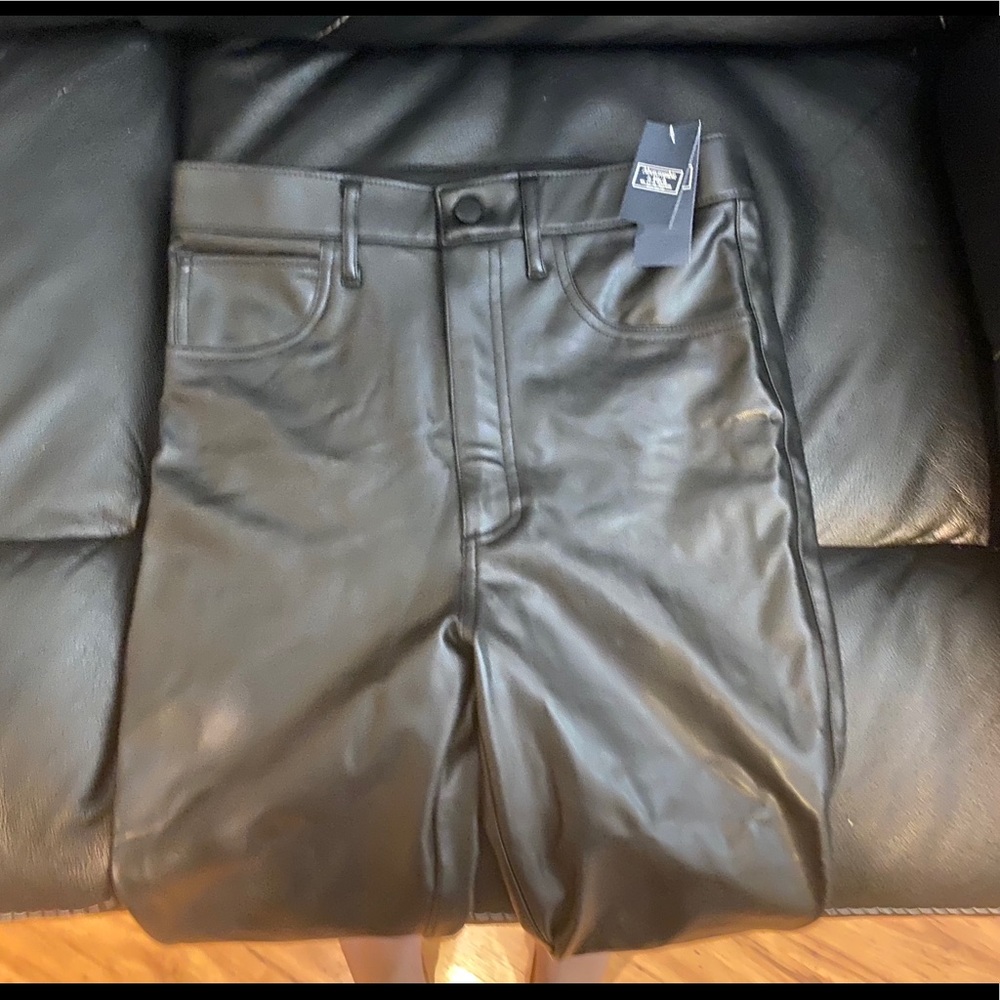 Ultra High Rise FAUX Leather Leggings